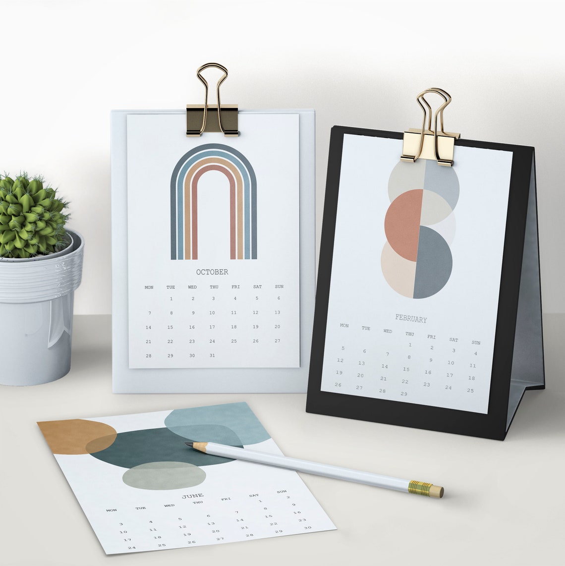 2024 Abstract Art Calendar, 2024 Calendar, Minimal Calendar, Art Wall