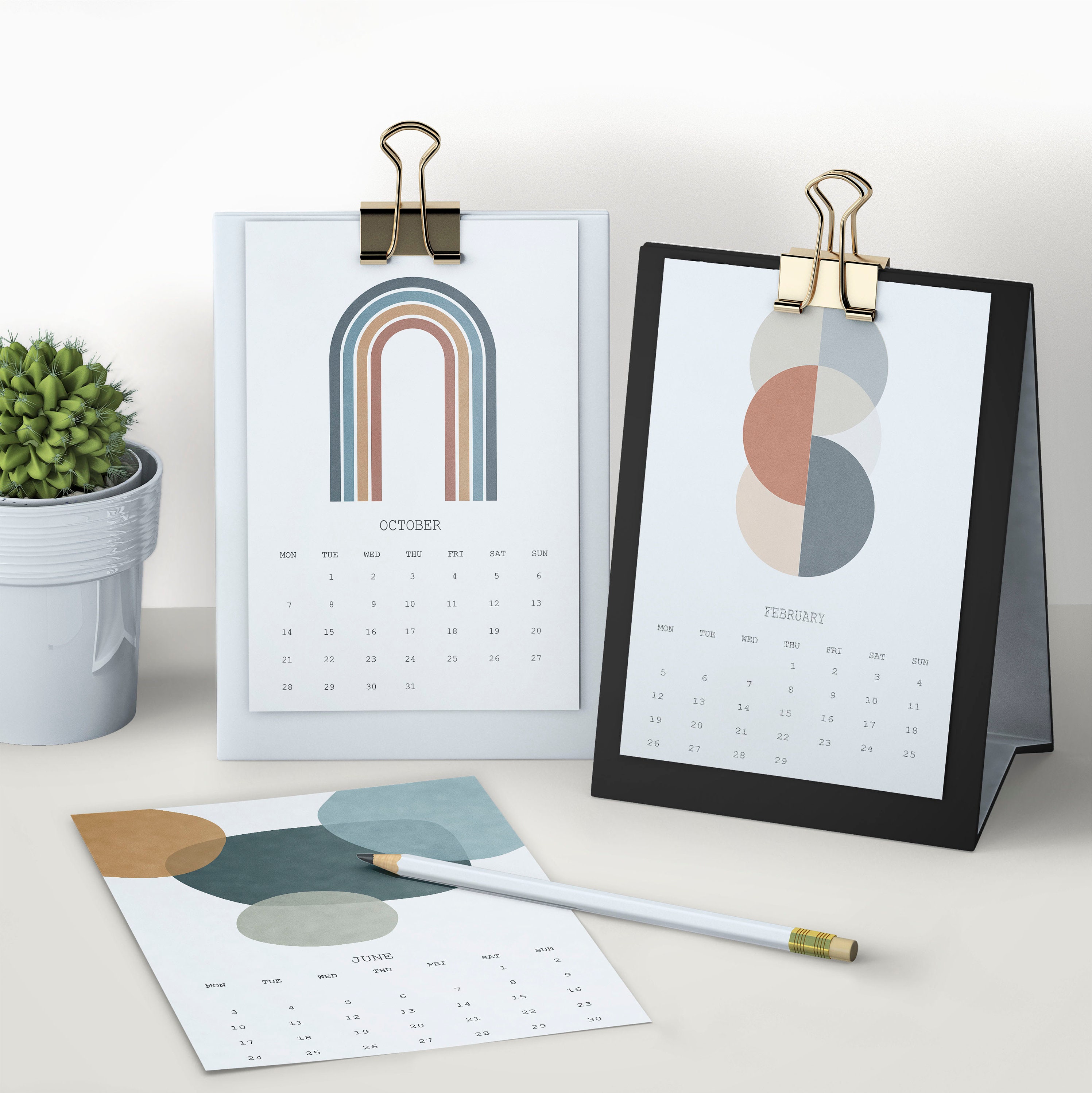 2024 Abstract Art Calendar, 2024 Calendar, Minimal Calendar, Art Wall