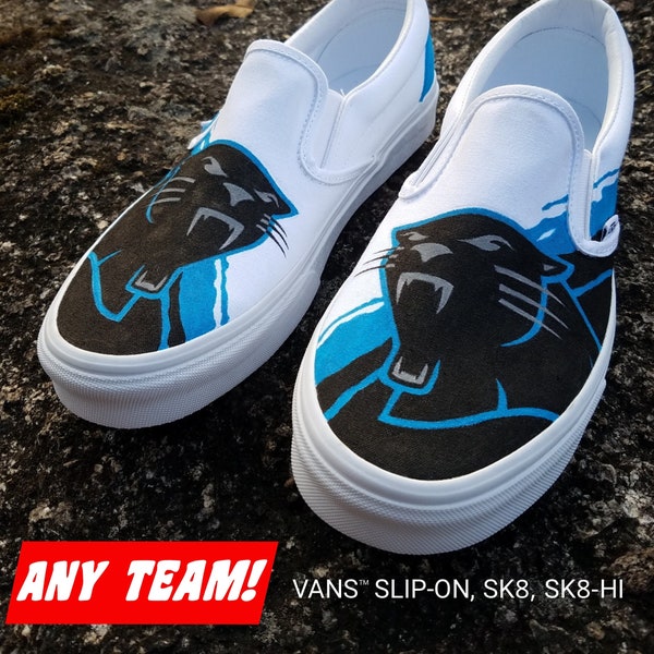 Custom painted Vans ANY TEAM