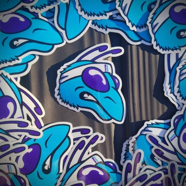 Charlotte Hornets "headband" vinyl sticker