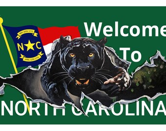 Welcome to NC 11"x17" art print