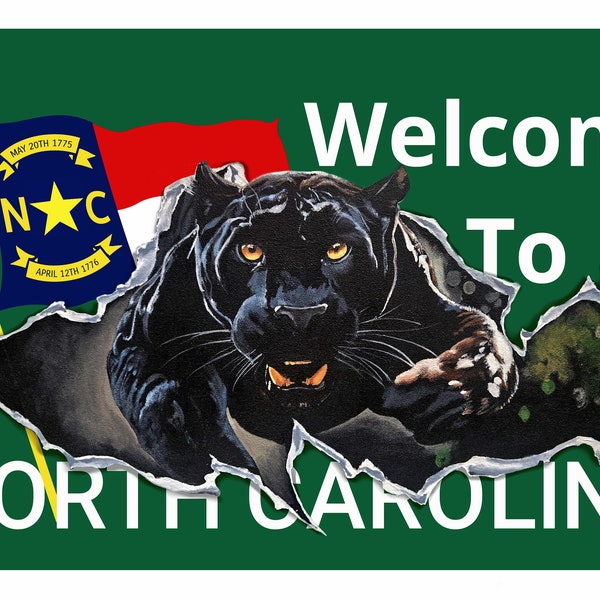 Welcome to NC 11"x17" art print