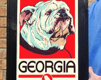 Georgia "UGA" 11x17 art print