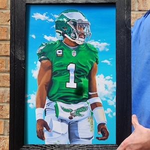 Jalen Hurts 11&quot;x17&quot; art print