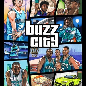 GTA "Buzz City" art print