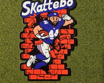 Cam Skattebo vinyl sticker