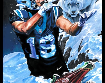 Jalen Coker 11x17 art print