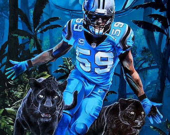Luke Kuechly "Legends Series" 11x17 art print