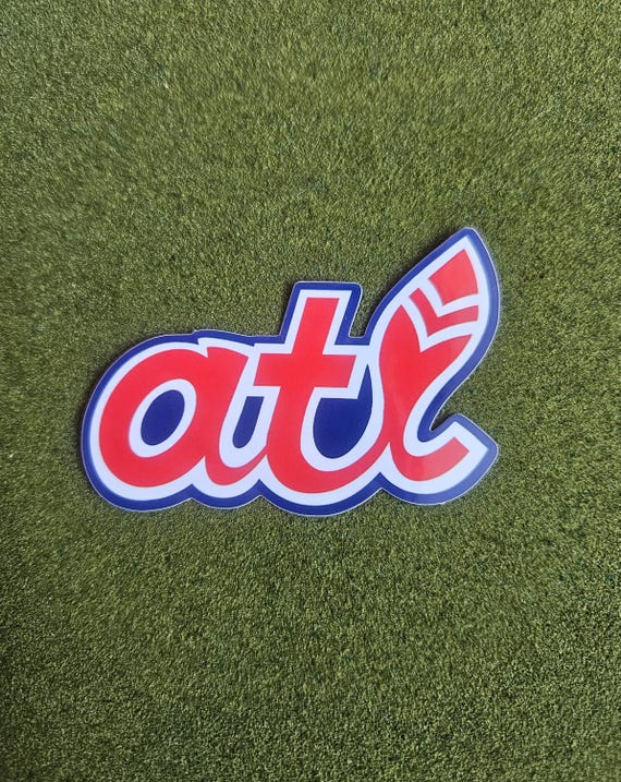 Atlanta Braves "retro" vinyl sticker