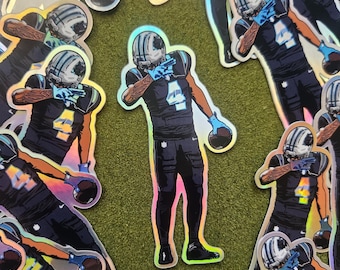 Tetairoa McMillan DAB holographic sticker