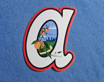 Atlanta Braves city connect vinyl sticker