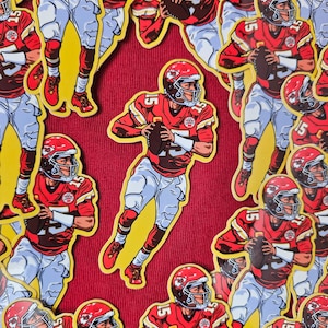 Patrick Mahomes vinyl sticker