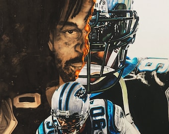 Julius Peppers "Legends Series" art print