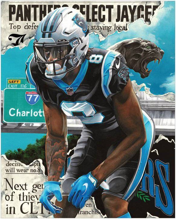 Jaycee Horn 16"x20" art print