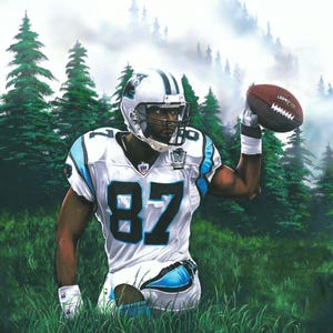 Muhsin Muhammad "Legends Series" 16x20 art print