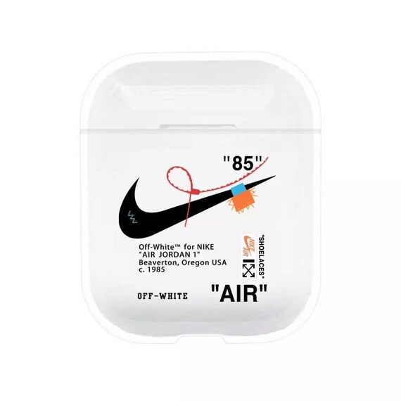 cover airpods nike x off white