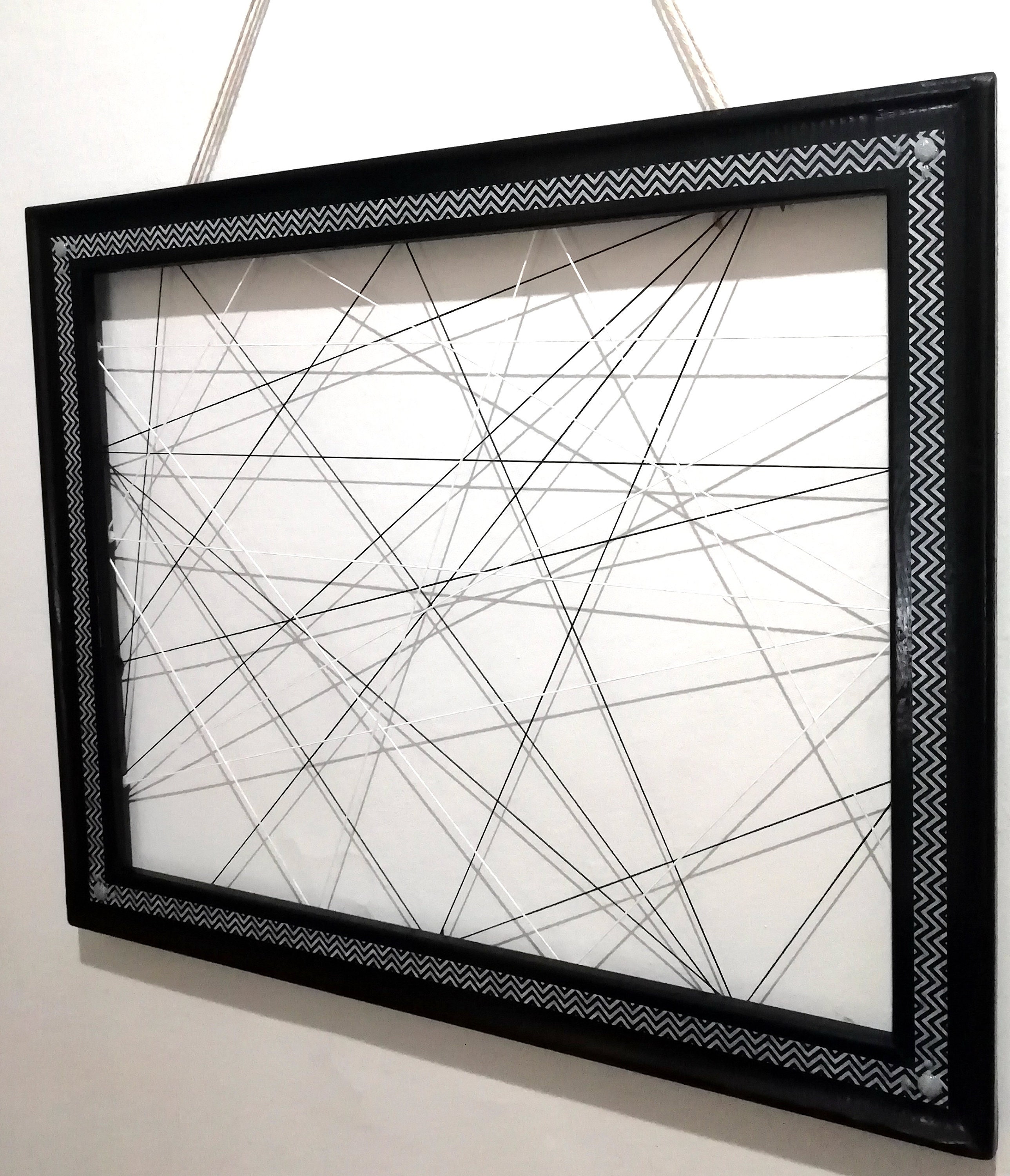 Handmade Wooden String and Peg Frame 50cm x 60cm or 35cm x Etsy