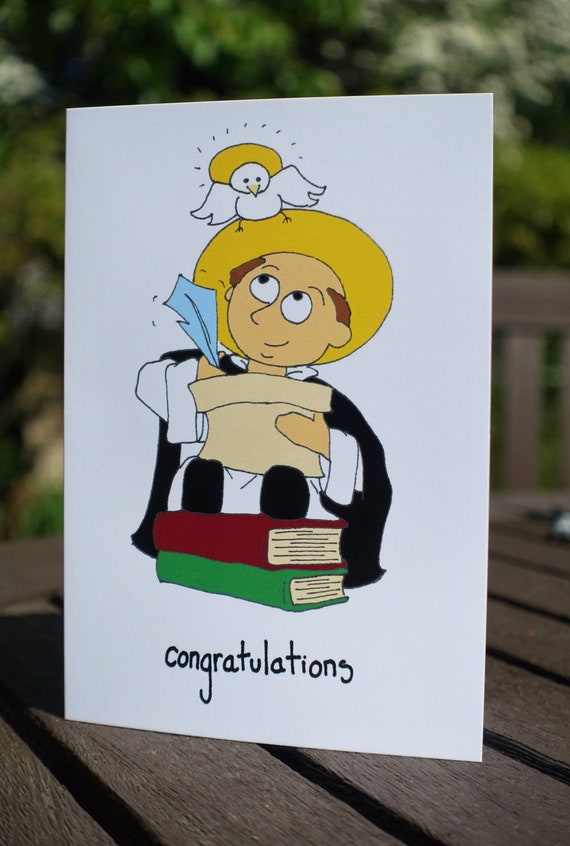 Santo Tomás de Aquino Felicitaciones Tarjeta Santa Caricatura - Etsy España Santo Tomás de Aquino Felicitaciones Tarjeta Santa Caricatura - Etsy España