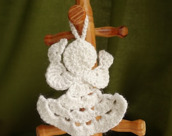 Angel Christmas Decoration | Hand-crocheted | home | Christmas tree | Christian | Catholic | crafts | hand-made | home-made