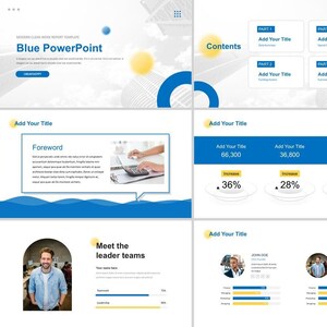 Modern schoon businessplan Sjablonen PowerPoint presentatie