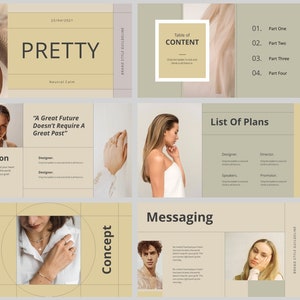Minimal Clean Fashion PowerPoint Template