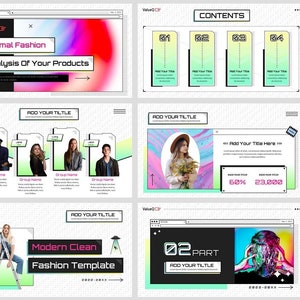 Minimal Fahsion Clean PowerPoint Template
