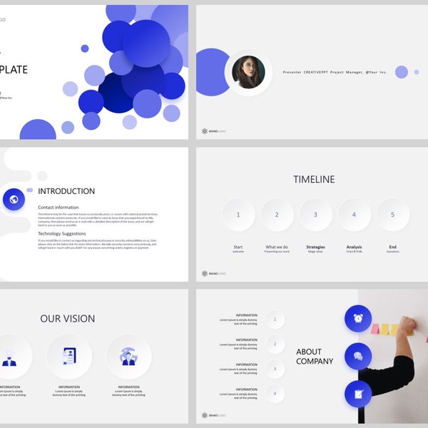 Portfolio Presentation Template Powerpoint Template Slides for Keynote