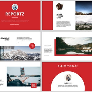 ミニマルな雑誌スタイルのビジネス PowerPoint テンプレート
