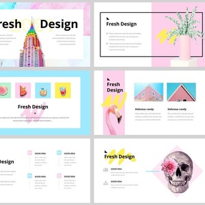Minimal Fahsion Clean PowerPoint Template