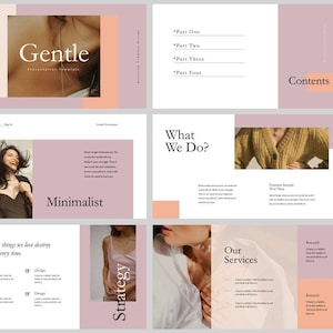 Minimal Clean Fashion PowerPoint Template