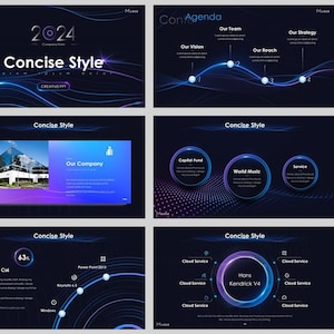 Modern Clean Science And Technology Business PowerPoint Template