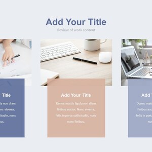 Minimal Clean Work Summary Powerpoint Template - Etsy
