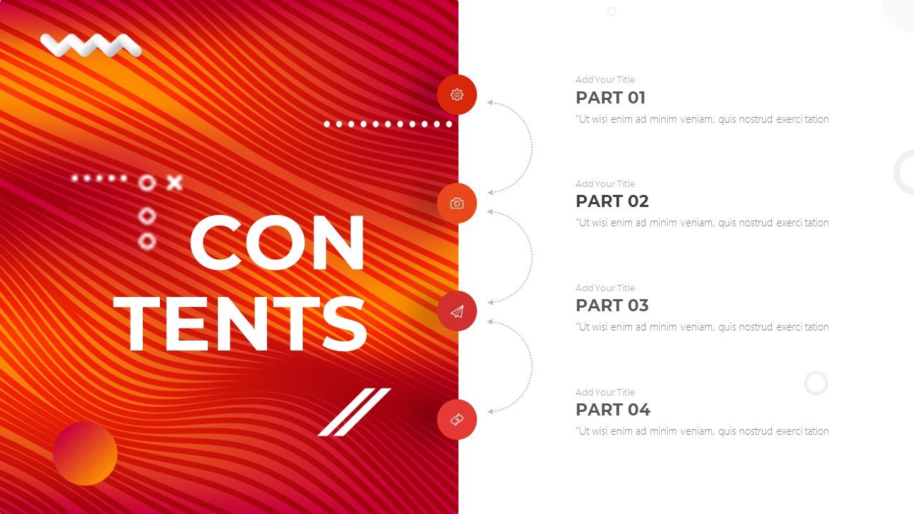 Modern Red Clean Business Powerpoint Template - Etsy