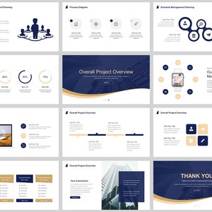Minimal Clean Work Summary Powerpoint Template - Etsy