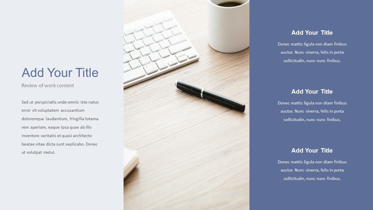 Minimal Clean Work Summary Powerpoint Template - Etsy