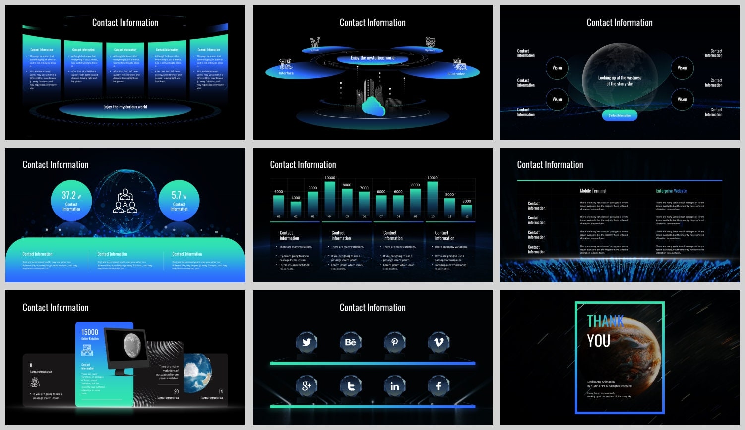 Science and Technology Clean Creative Business Powerpoint Template - Etsy