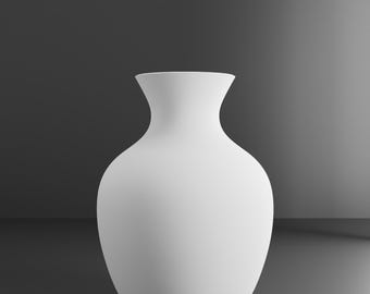 Decorative Modern Vase for 3D Printing - STL File