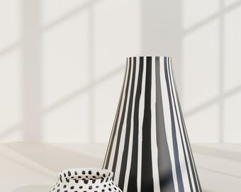 Decorative Modern Vase Pack for 3D Printing - STL File