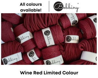 NEW Bobbiny Wine Red Limited Colour 2022