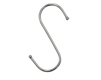S Hook 9cm (pack of 5) - Ideal for Crafting Activities