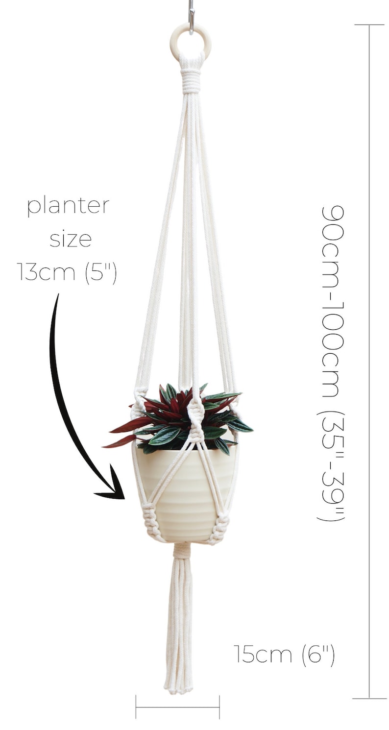 Macrame Kit DIY Plant Hanger Bobbiny 100 Cotton Rope / Etsy UK