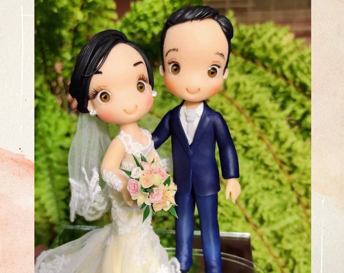 Silueta De Acrílico Para Decoración De Pastel De Bodas - Elegante Y Duradera