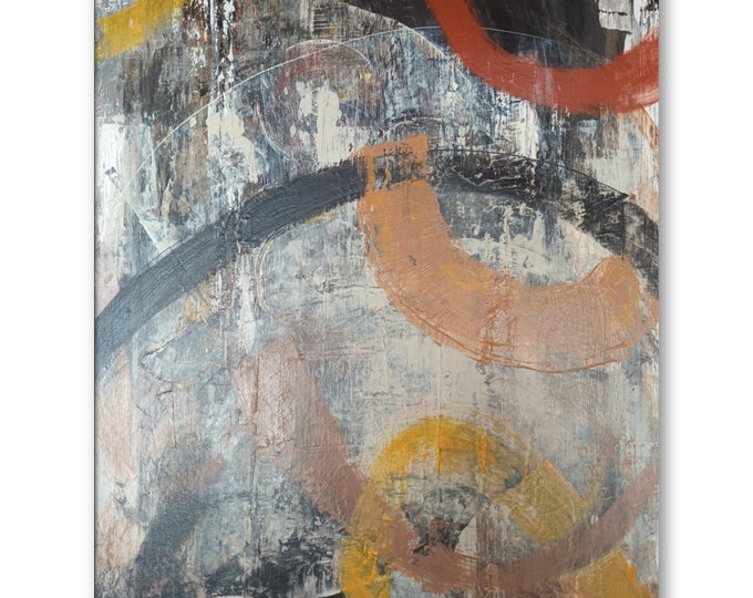 "FUERZA". Cuadro abstracto. 46x65x3 cm.