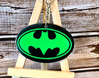 DC COMICS Batman Keychain Scottie Young style Arkham City Asylum Joker key chain Movie Full metal Justice league movie Harley Quinn
