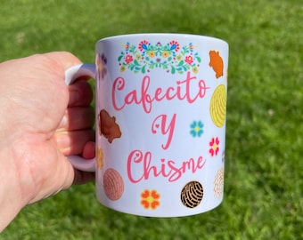 Mug Cafecito y Chisme, Mug à café et à thé, Conchas
