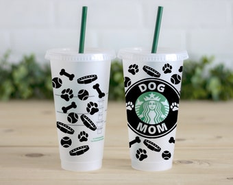 Dog Mom, Canine, Cold Cup, Reuseable Cup