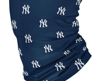 yankees pinstripe neck gaiter