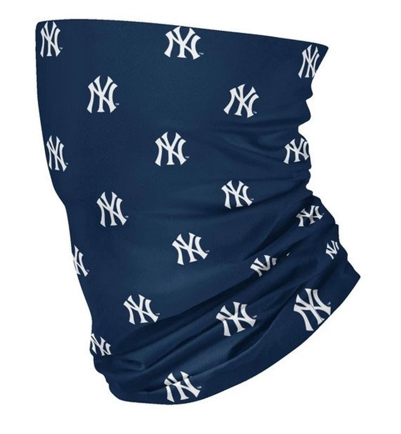 New York Yankees Mini Logo Parttern Neck Gaiter Scarf MLB Etsy