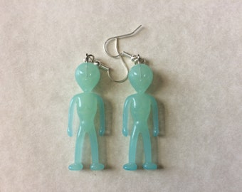 Alien earrings