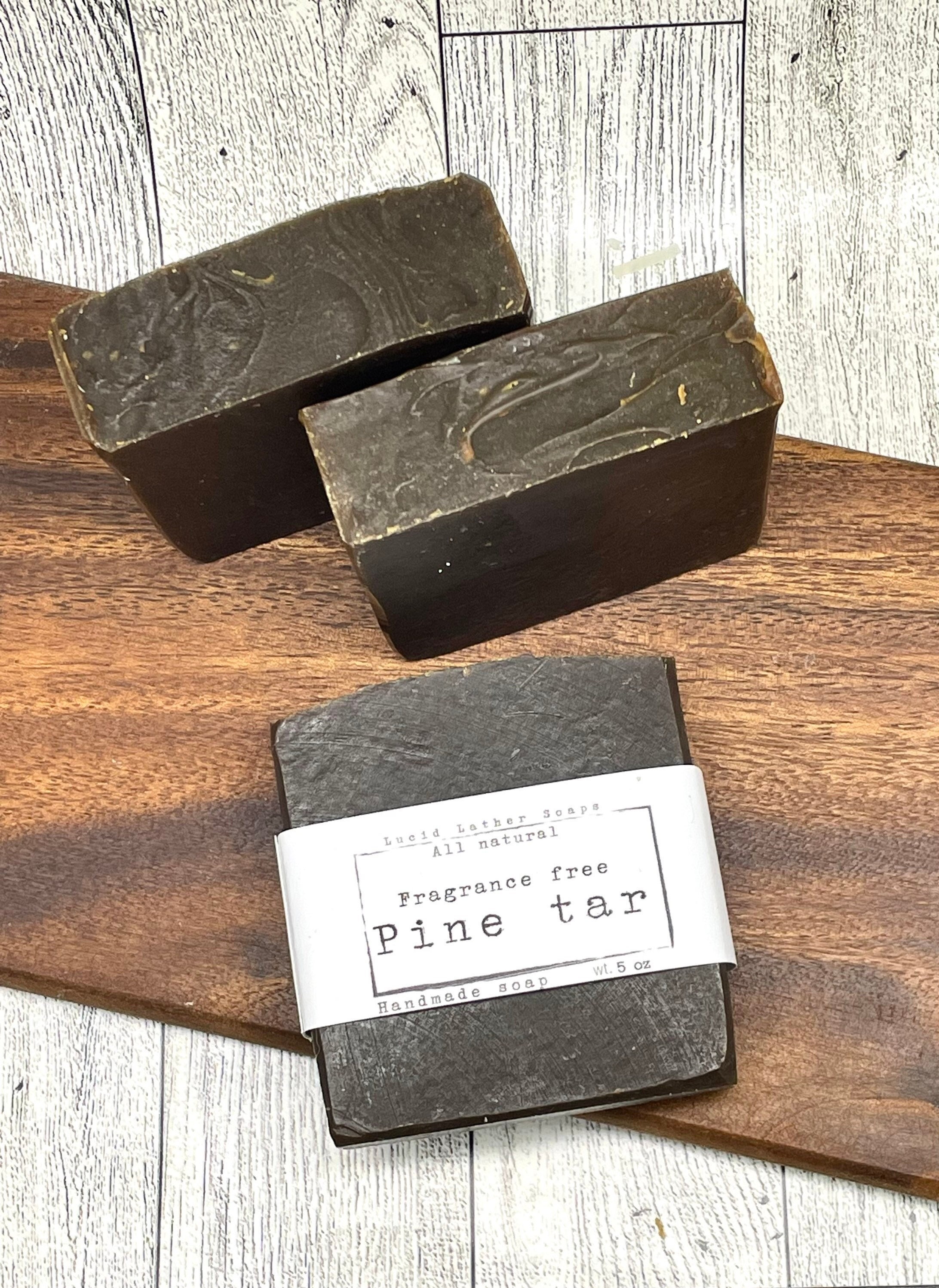 Pine Tar Soap Fragrance Free Soap Sensitive Skin Soap All 